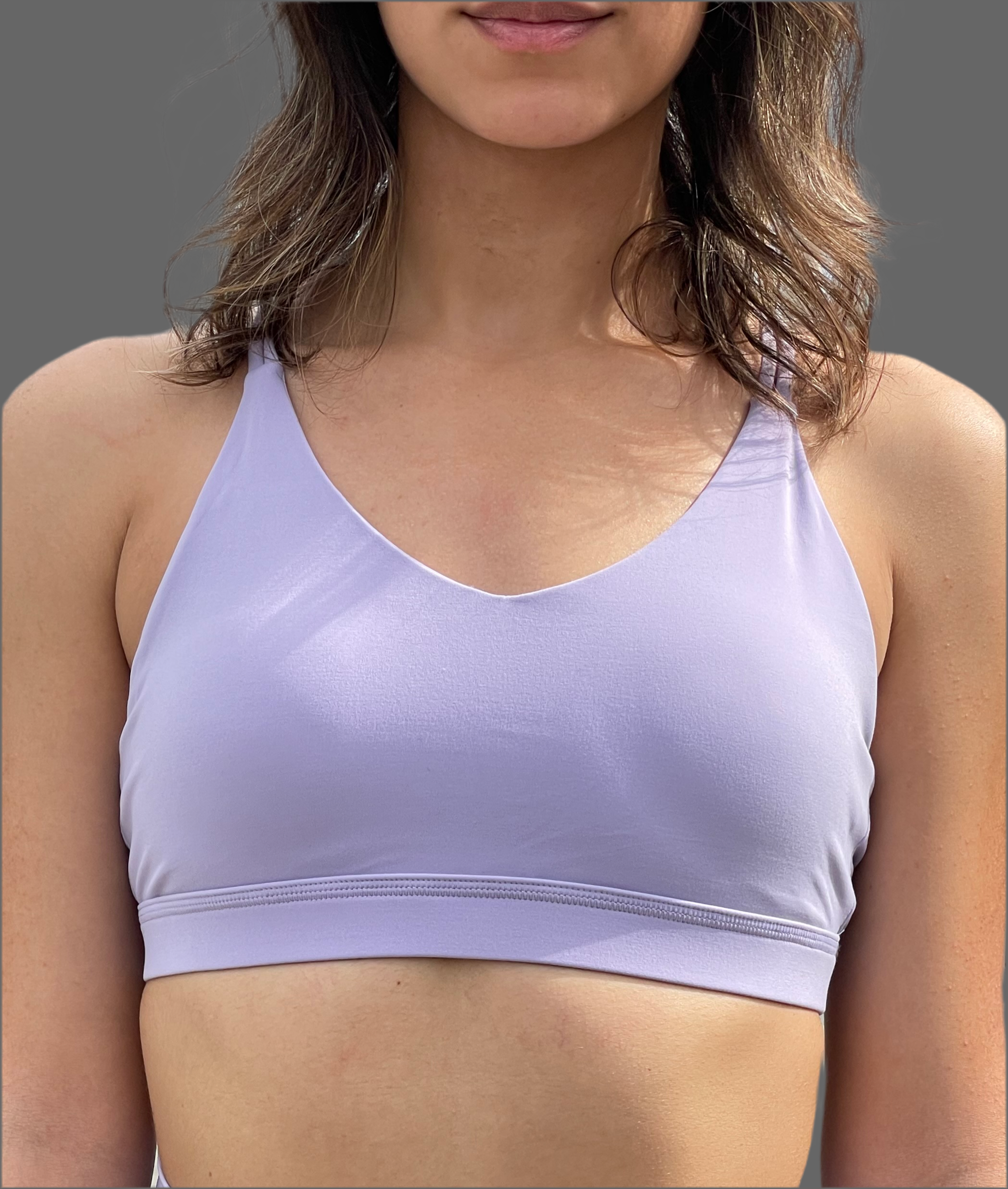The Authentic Sports Bra-Purple