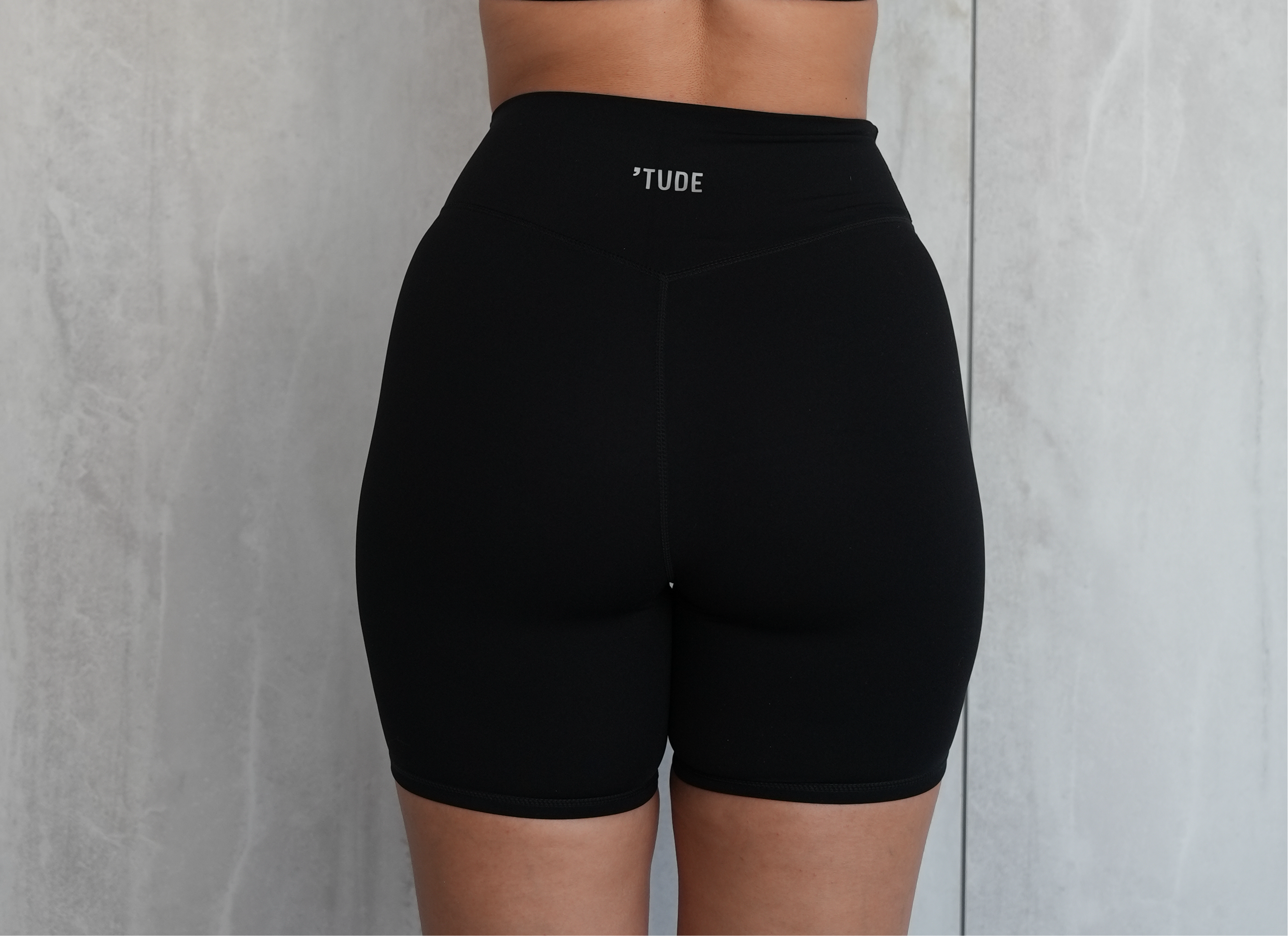 Black Biker Short