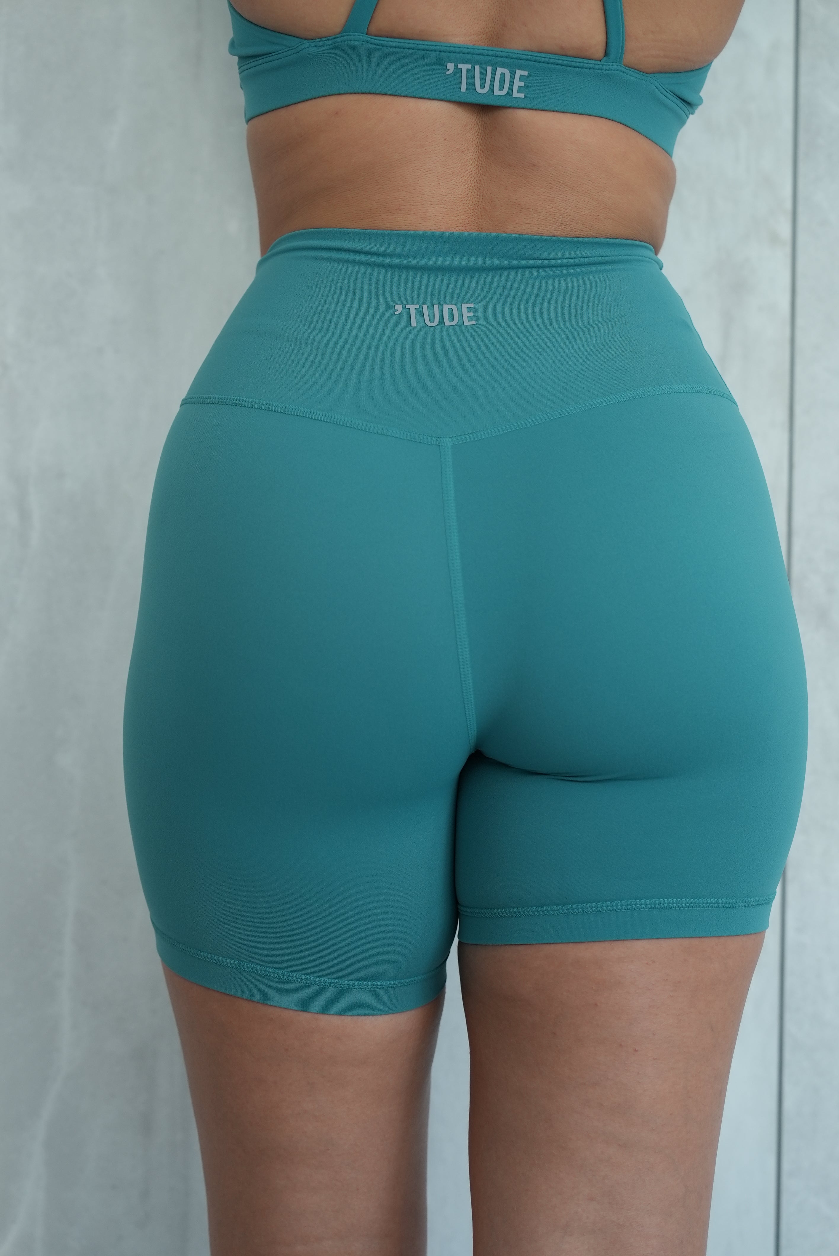 Emerald Biker Shorts